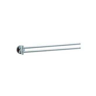 Smedbo NK326 17 in. Swing Arm Towel Bar in Polished Chrome from the Studio Collection